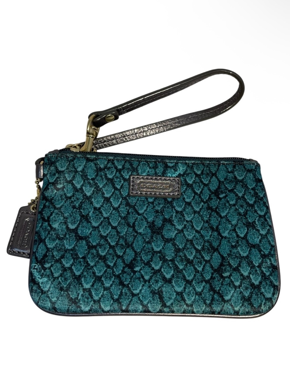 Coach Taylor Snake Print Small Wristlet - NWOT **